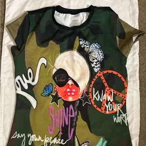 Yvette Crocker. Two-Piece Biker Short Set.